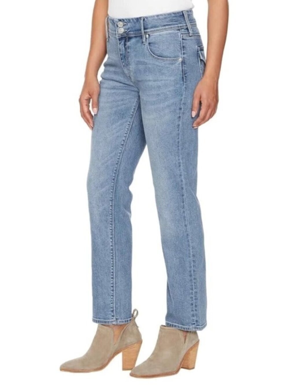 Brand New Hudson Light Wash Straight Leg Jeans - Picture 10 of 10